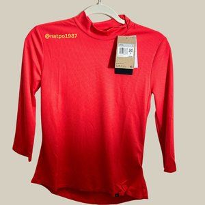 NEW Nike DRI-Fit Ave UV Ribbed Mock Neck Golf Top - XS